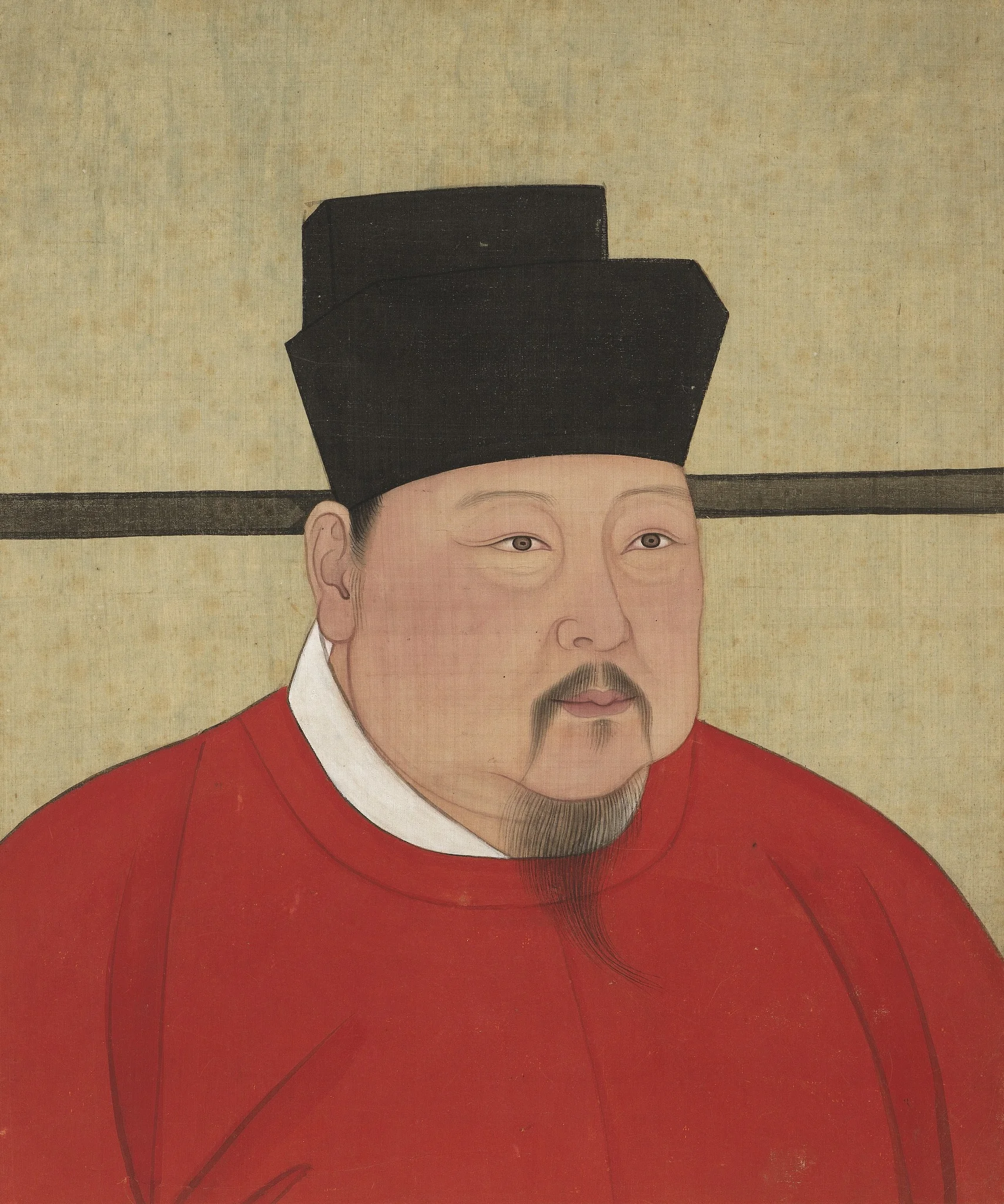 宋代帝半身像册-宋朝真宗皇帝像, by Unknown, unspecified