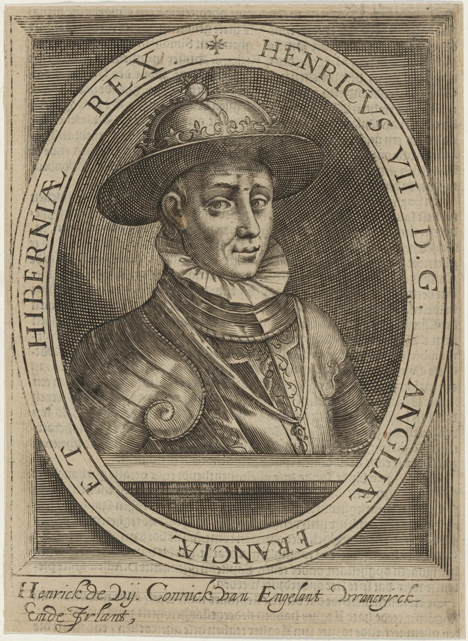Henry VII, by Unknown 19th Century, ink, 1618