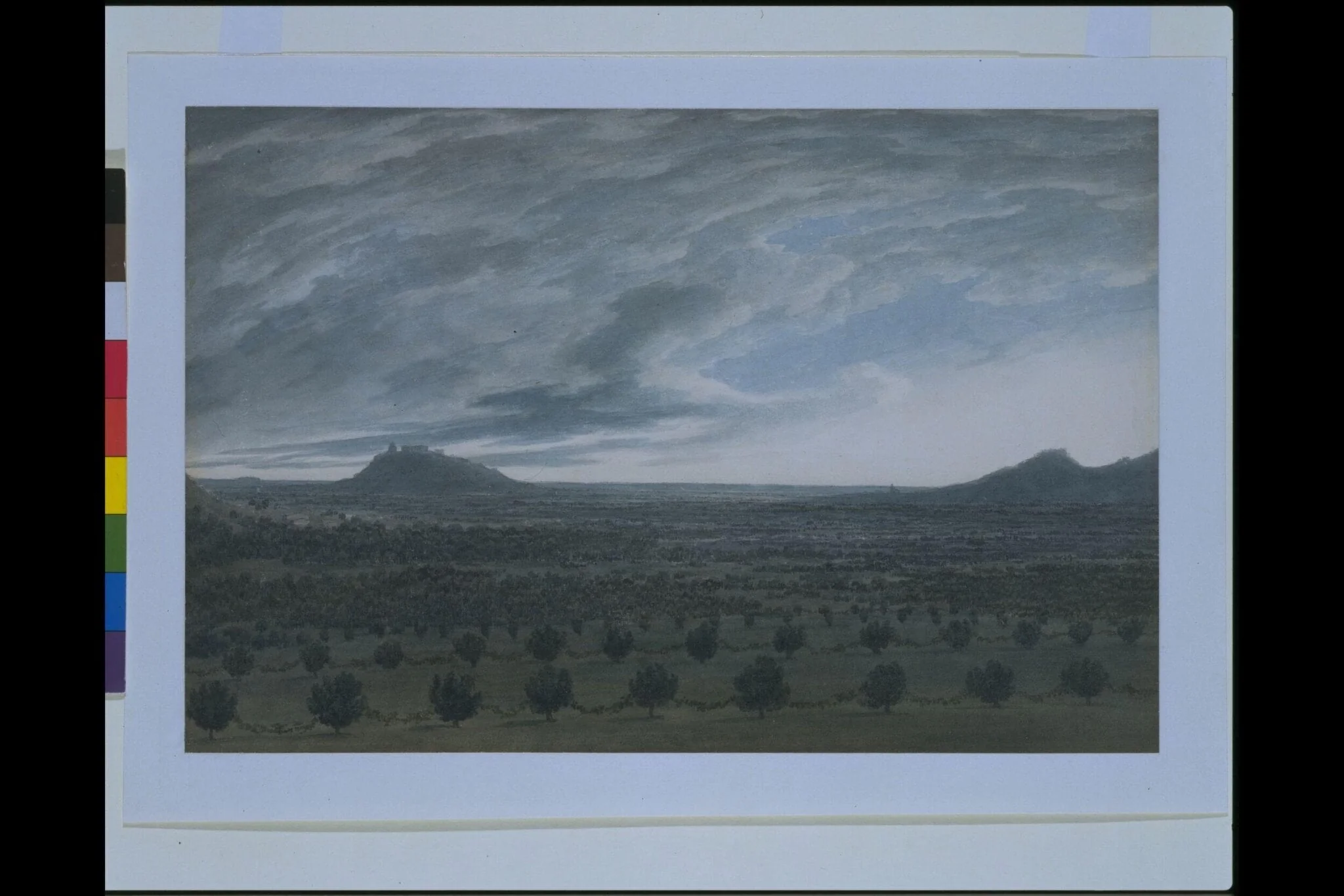 View from Mirabella, by John Robert Cozens, watercolor, 1782