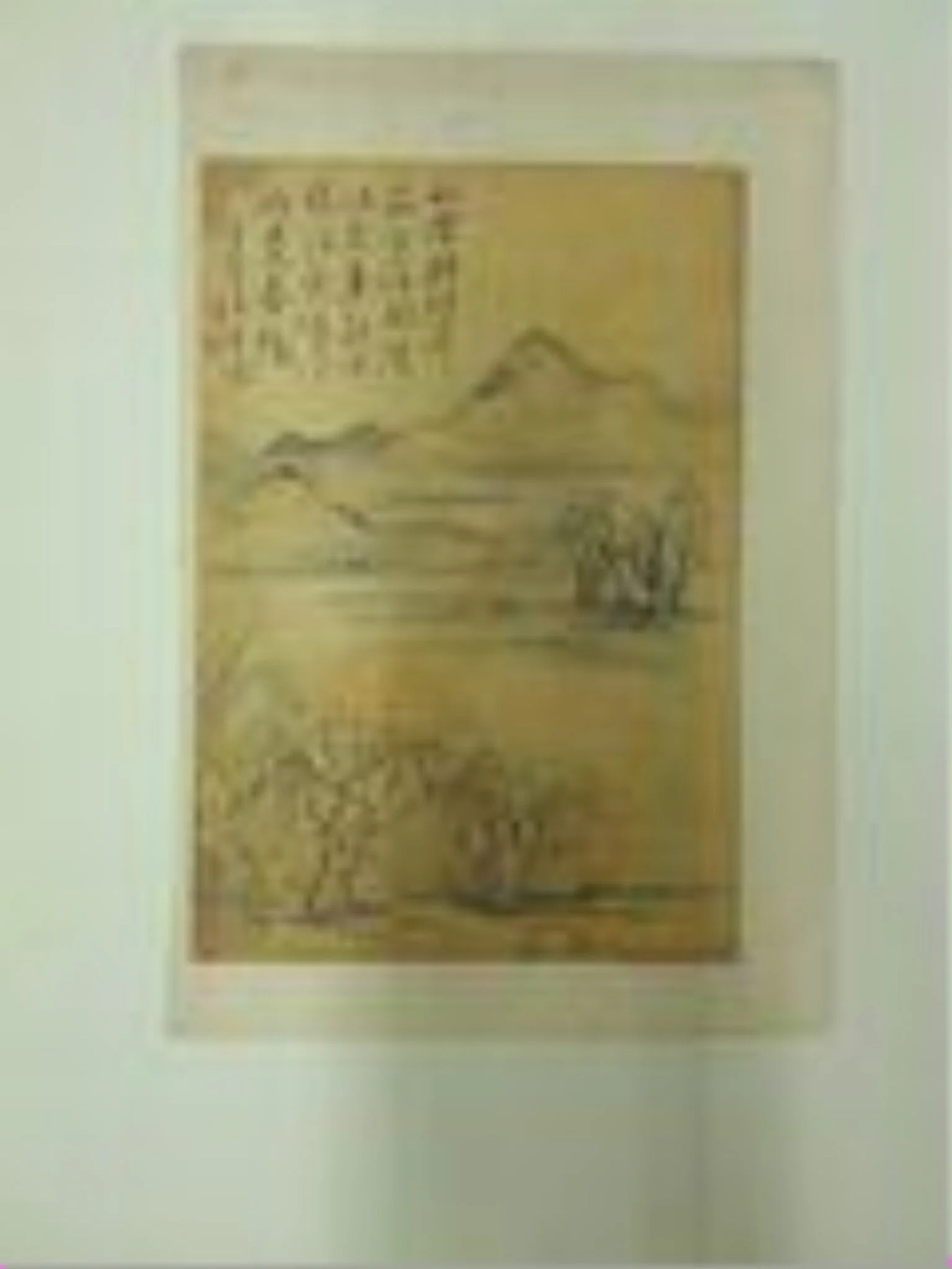 Landscape, by Zhang Qia, paint, 1761