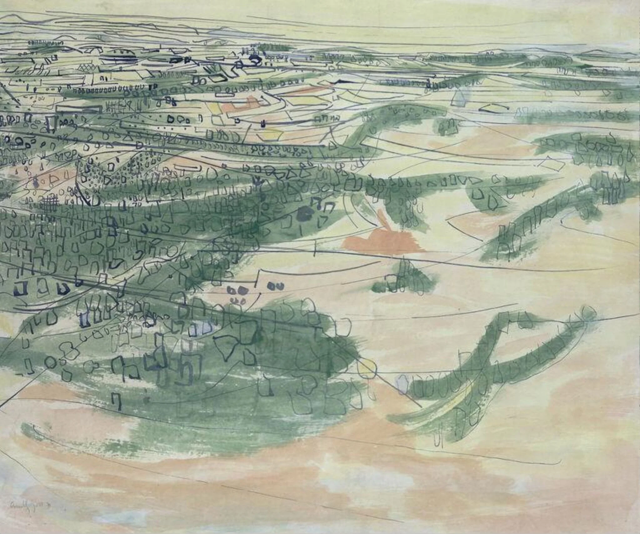 Distant Landscape with Woods