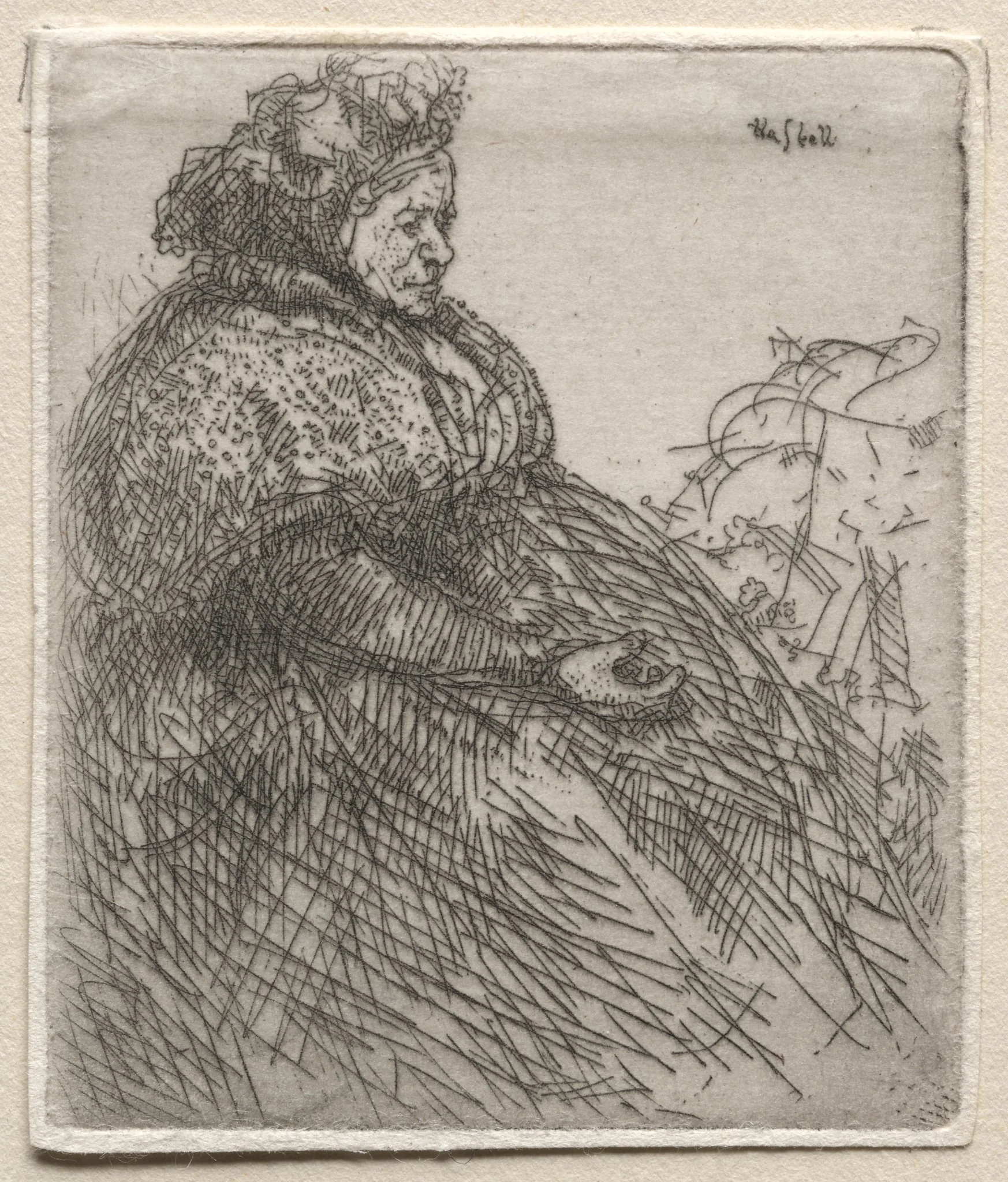 Paris:  Ribbon Vender, by Ernest Haskell, 1910