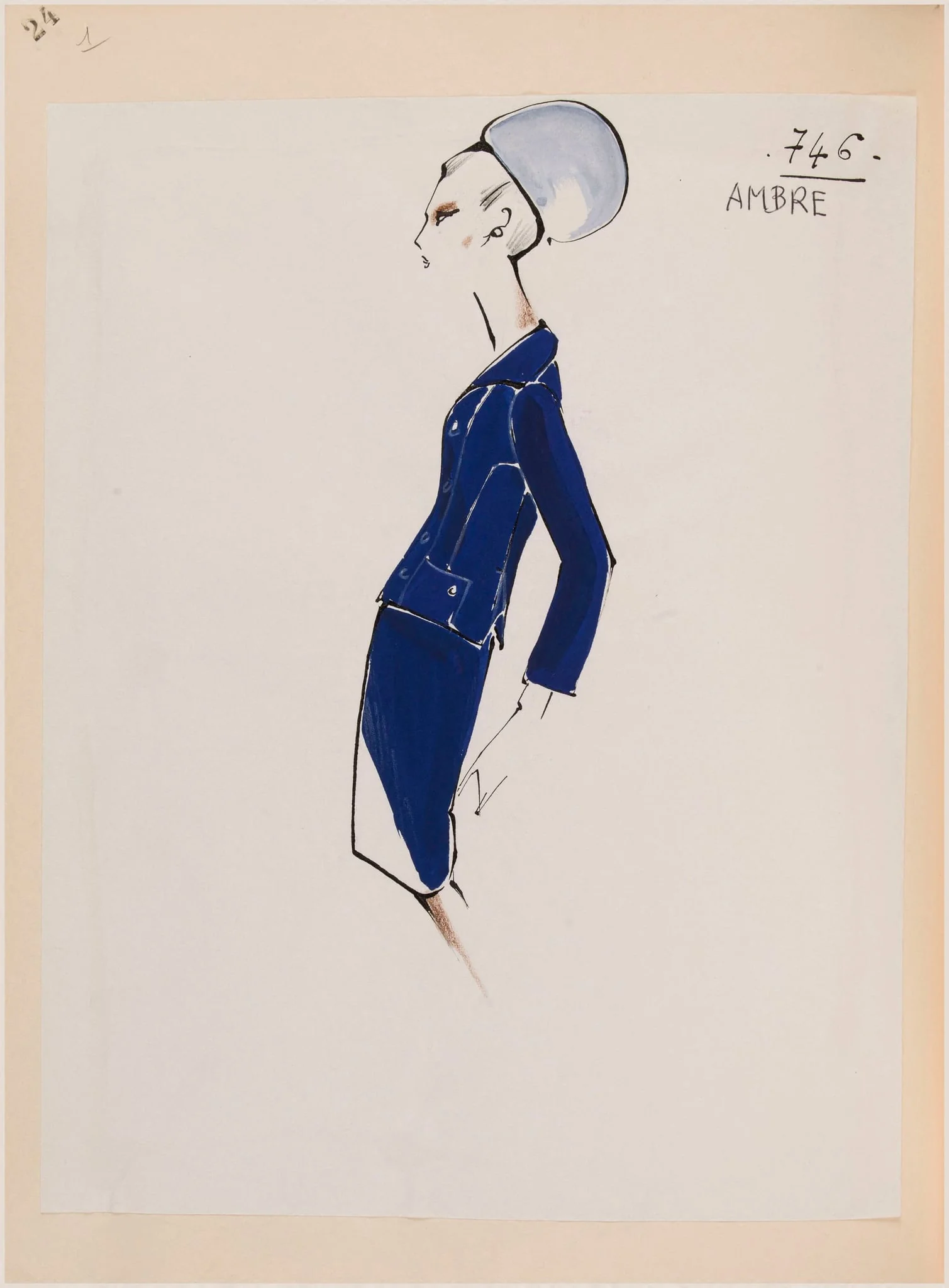 Ambre, by Carven, 1965