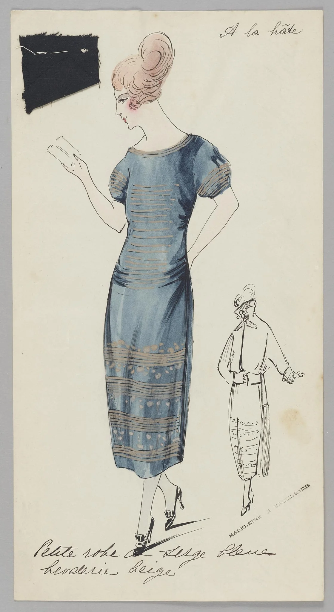 A la hâte, by Madeleine & Madeleine, 1924