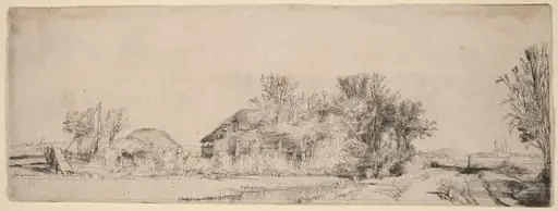 Landscape with a Road beside a Canal