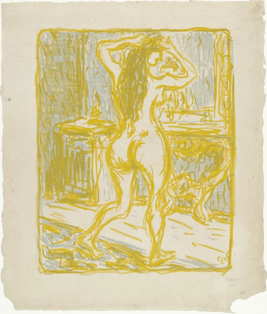 Untitled, by Ernst Ludwig Kirchner, ink, 1907