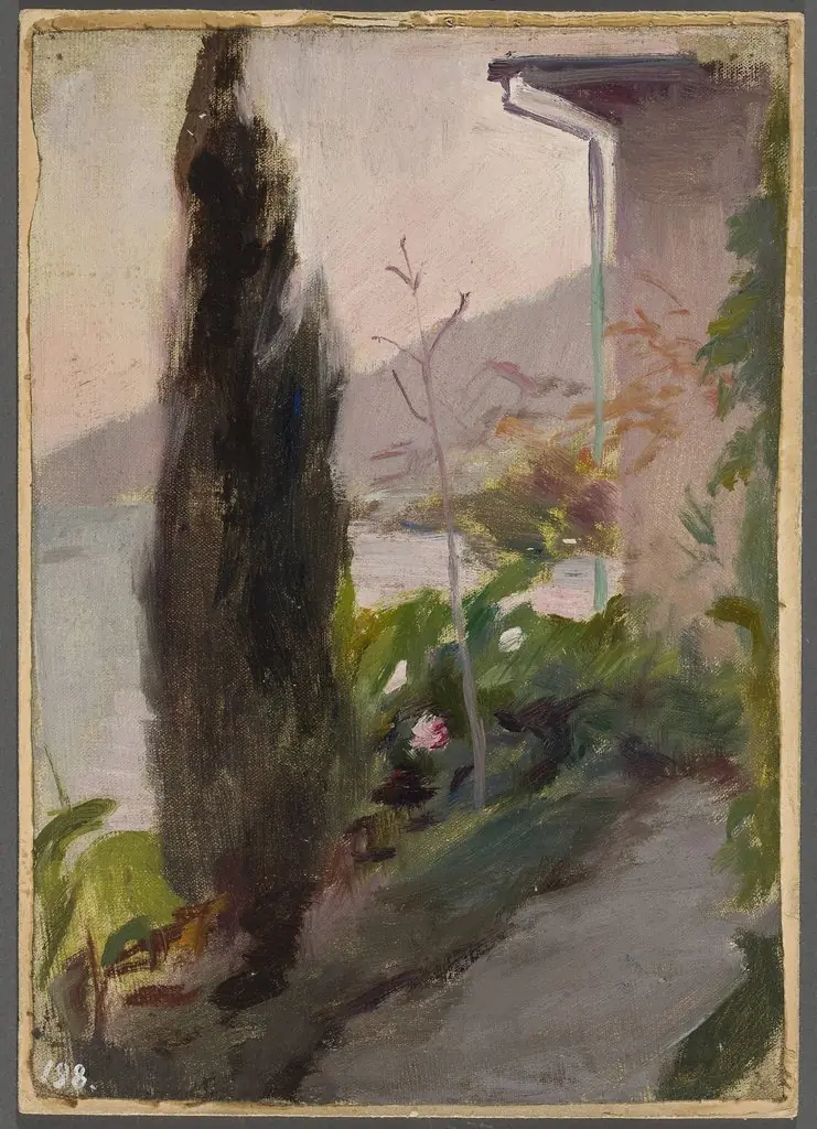 Garden of the Bakhchi-Dere villa in Yalta. From the journey to Crimea