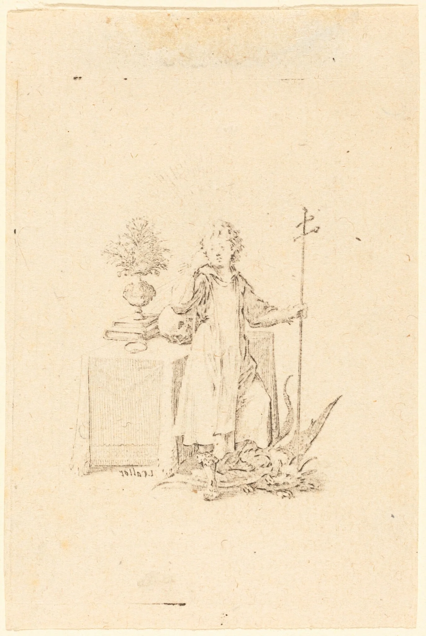 The Young Jesus, by Jacques Callot, ink, 1620