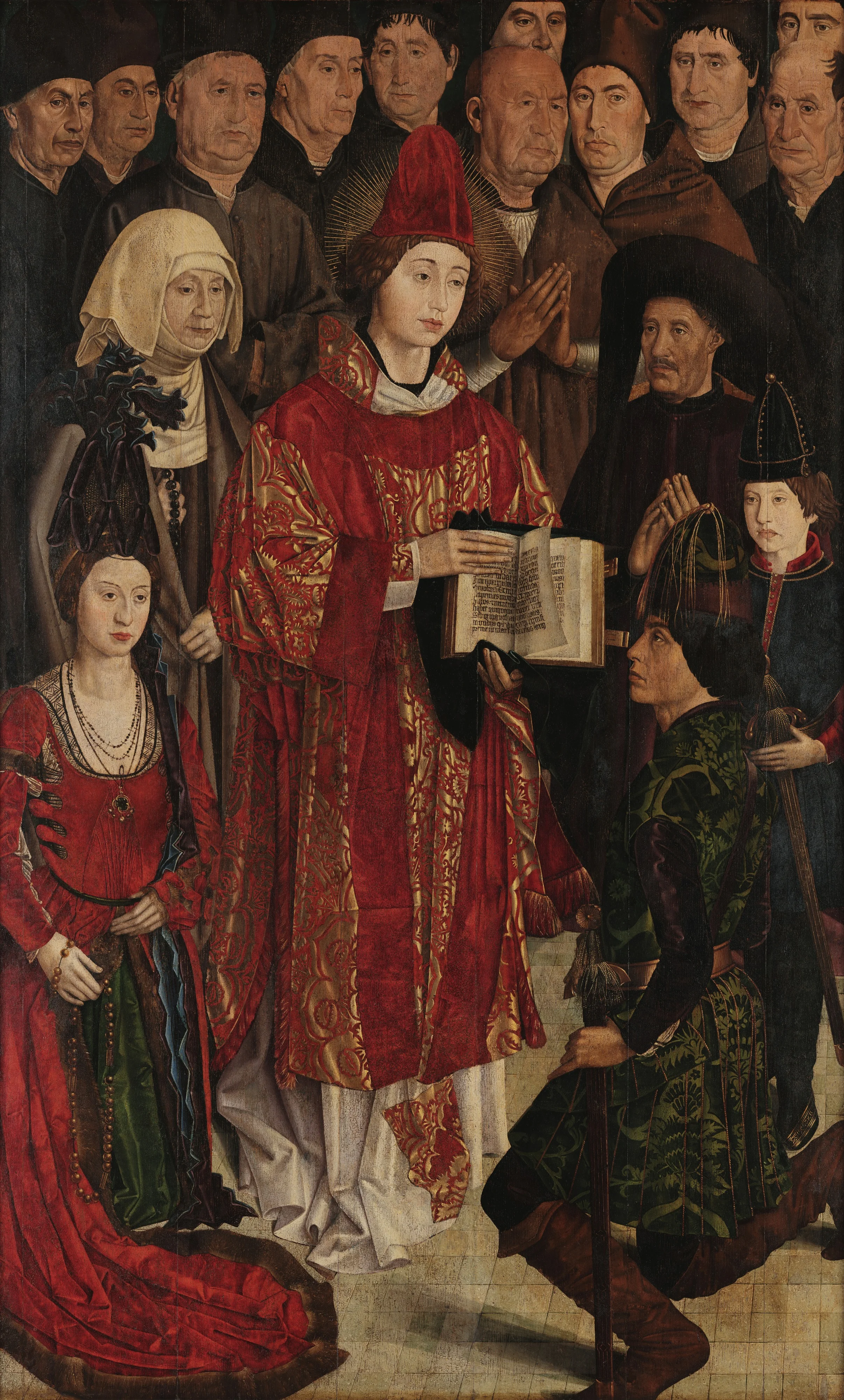 Saint Vincent Panels, third panel, by Nuno Gonçalves, oil, 1450