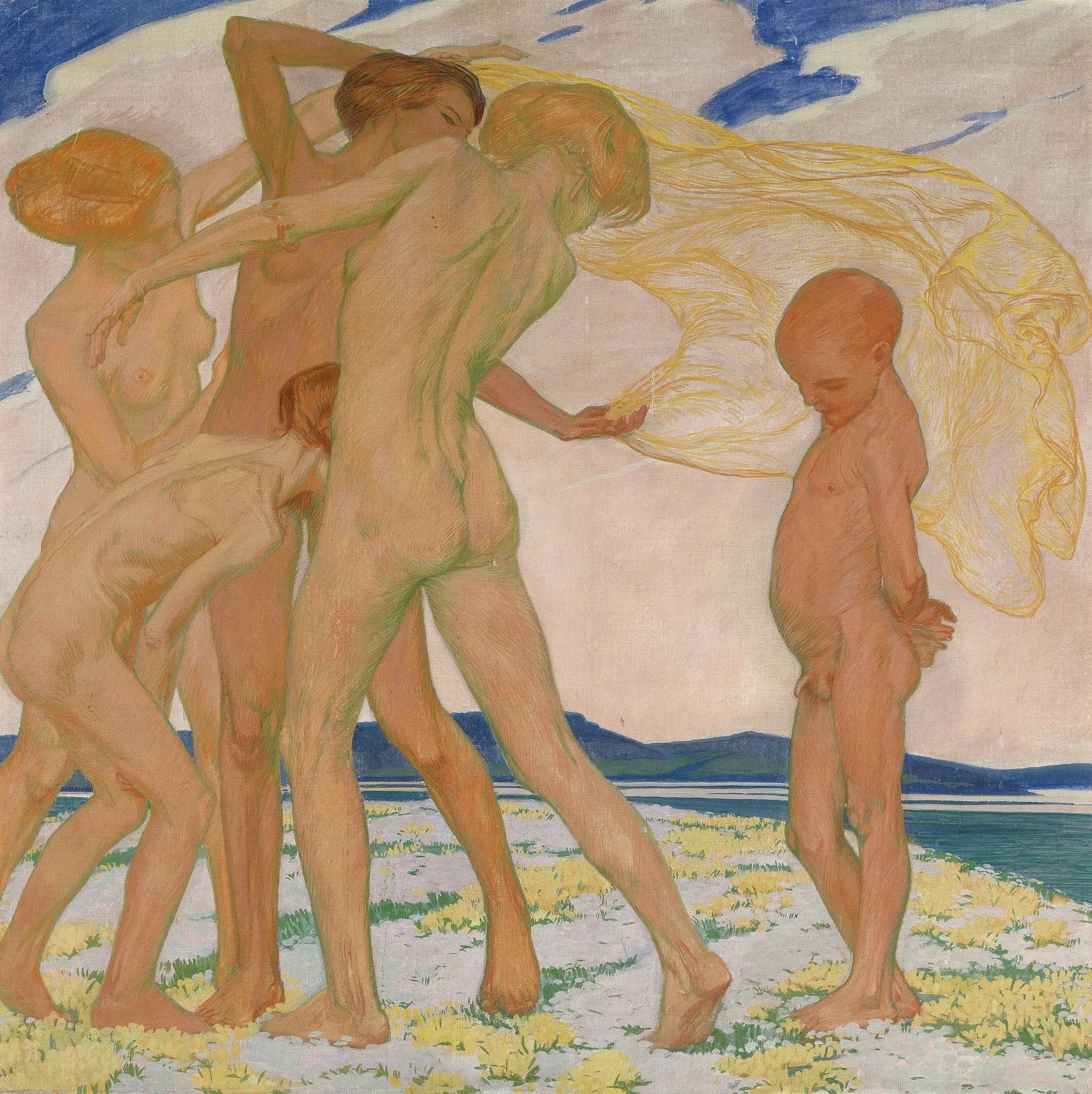 Scherzo (from Rhythmen), by Otto Friedrich, tempera, 1913