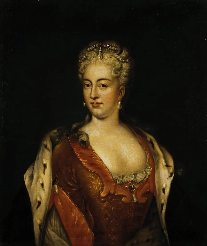Portrait of Charlotte Sophia Christina of Brunswick Wolfenbuttel