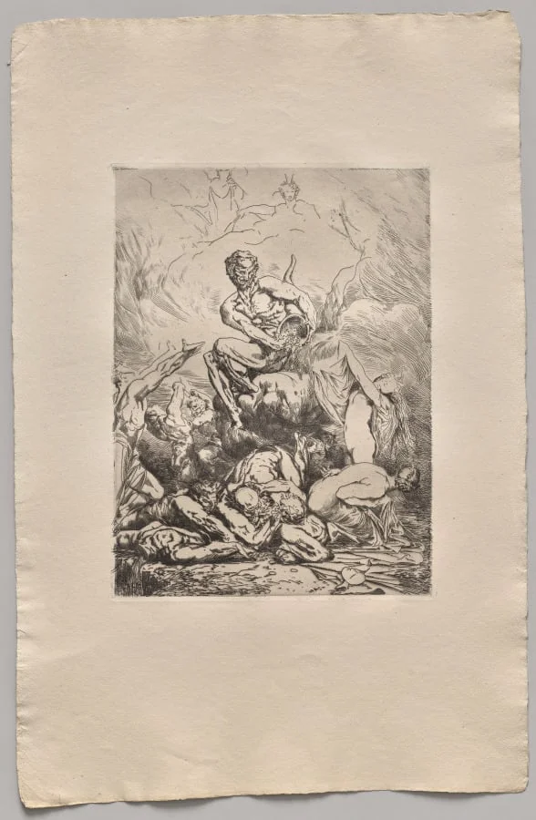 The Devil of Money, by Nicolas-François Chifflart, 1865