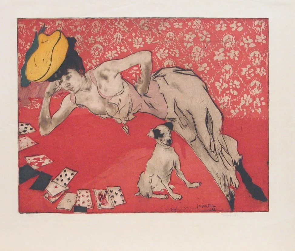 Untitled, by Jacques Villon, ink, 1903
