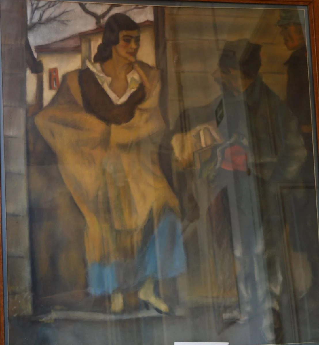 Aspect din vechiul București, by Iosif Iser, 1929