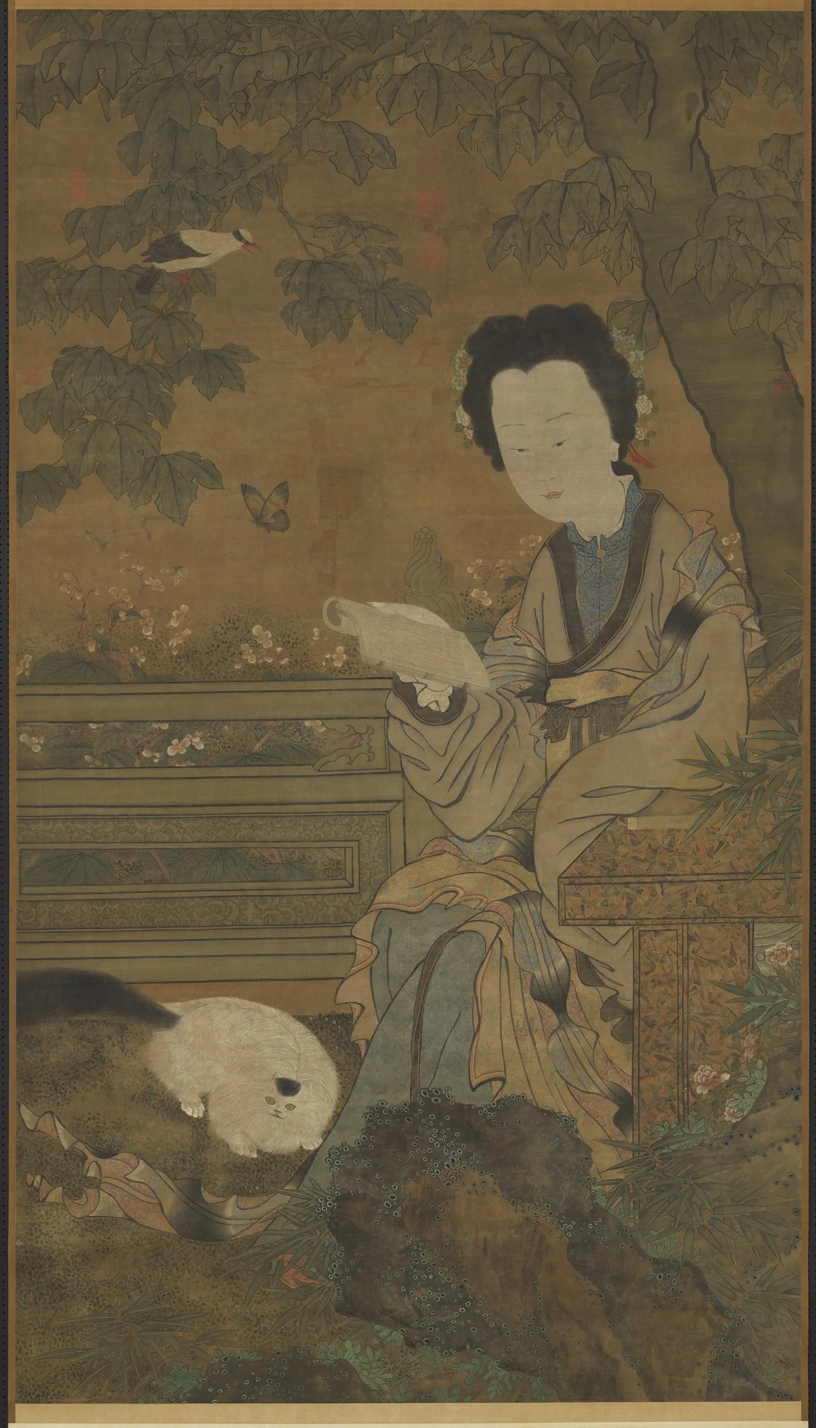 A Lady, by Zhou Wenju, unspecified, 956