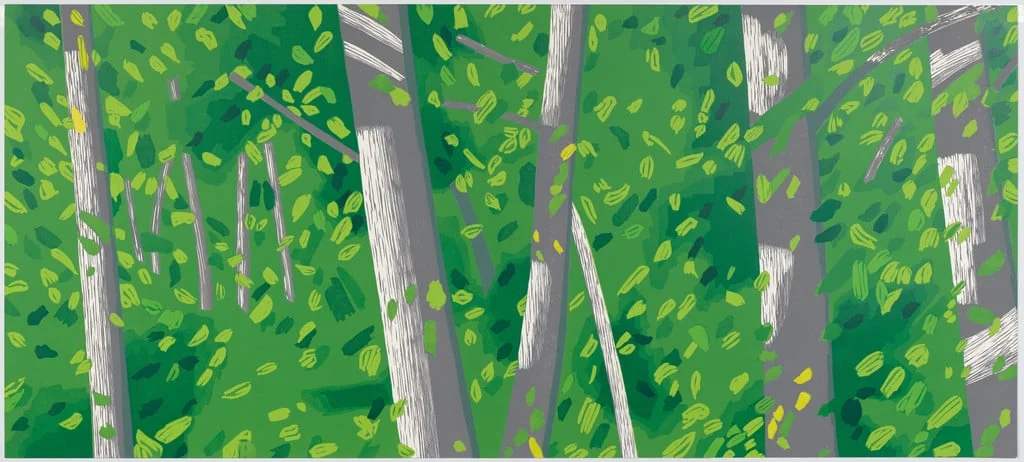 Untitled, by Alex Katz, ink, 2009