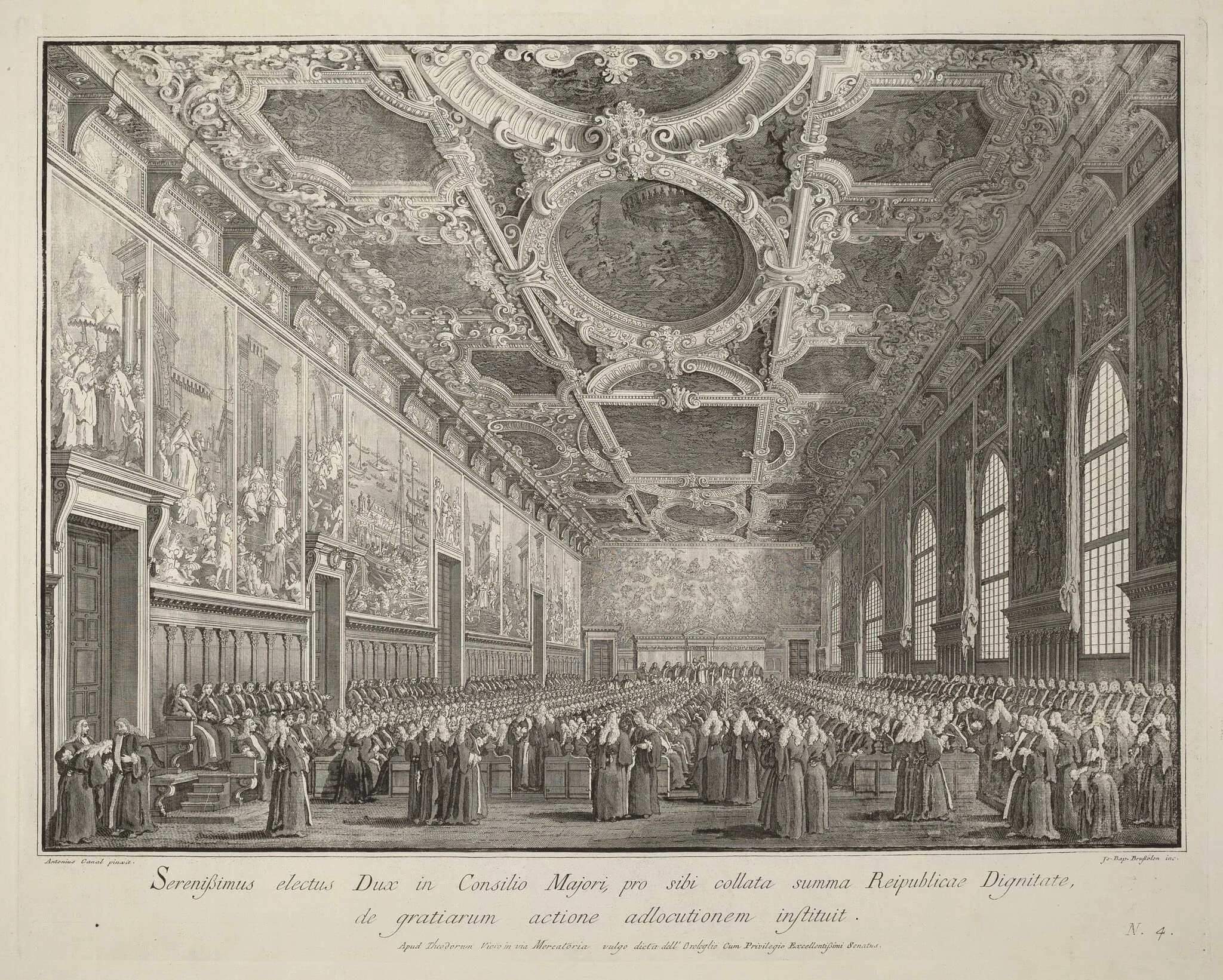 The Doge Returns Thanks in the Sala del Consiglio Maggior