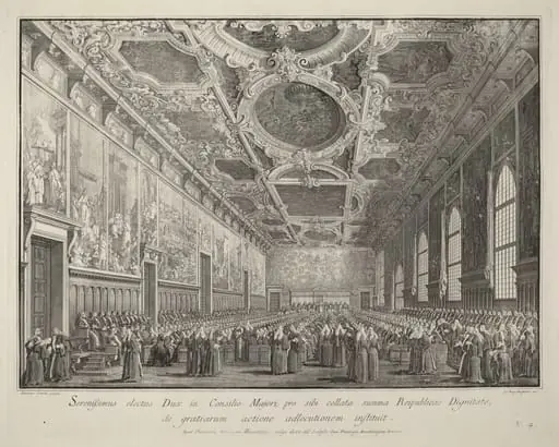 The Doge Returns Thanks in the Sala del Consiglio Maggior
