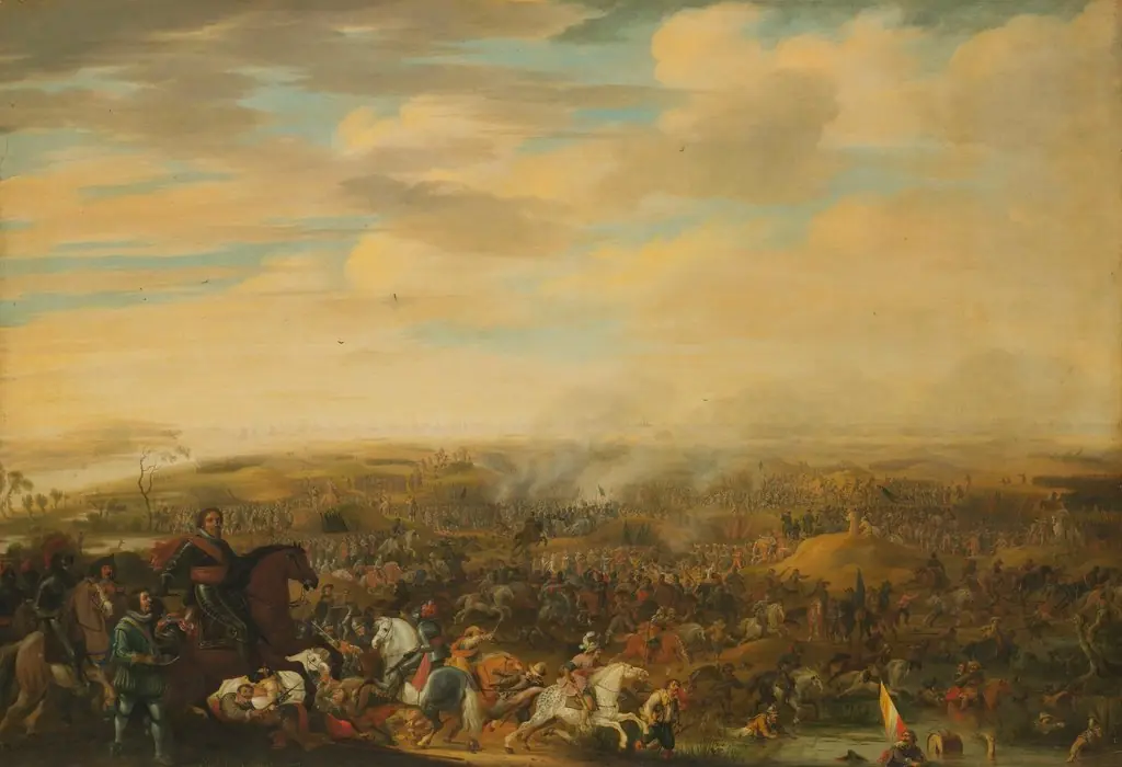Prince Maurits at the Battle of Nieuwpoort, 2 July 1600