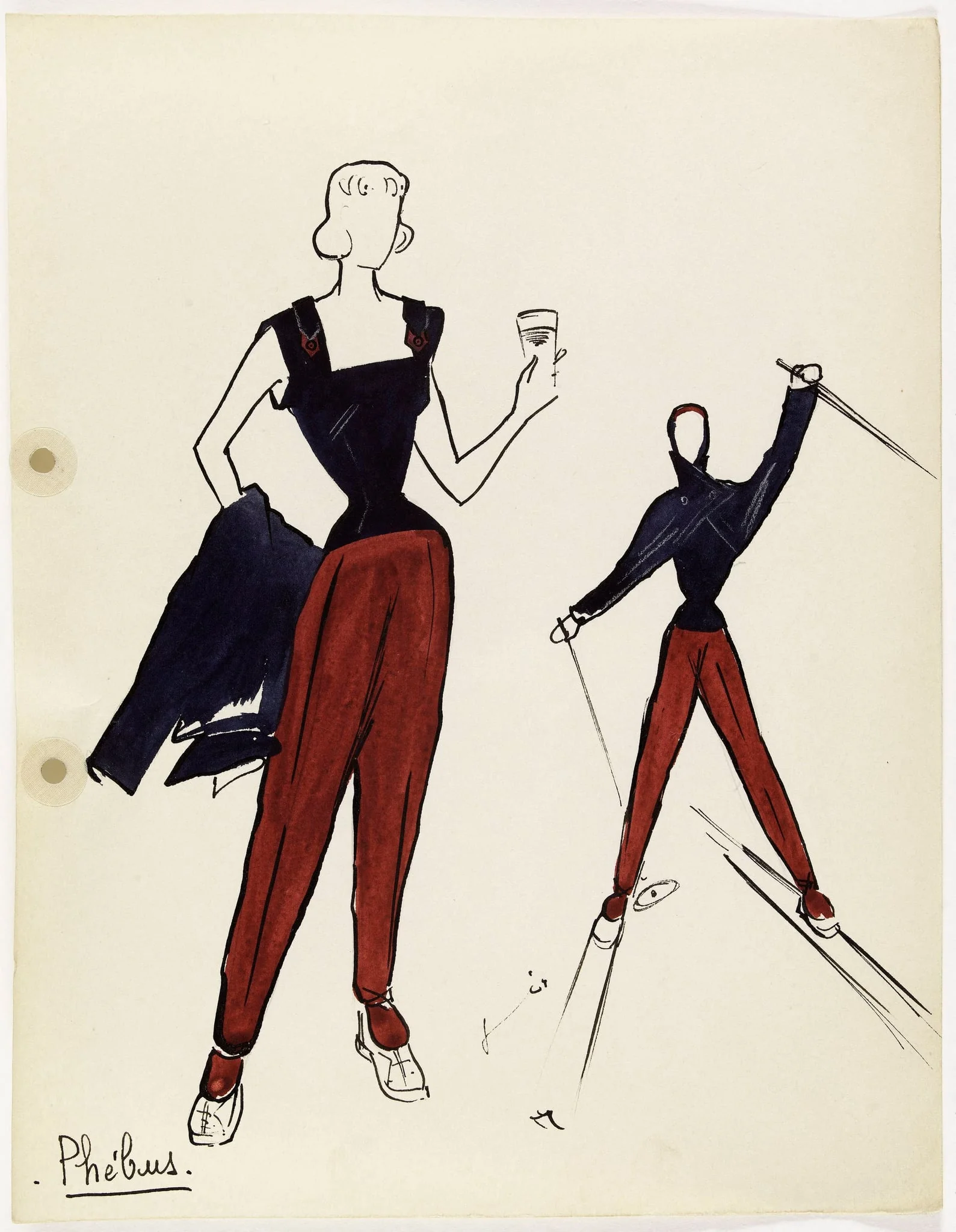 'Phébus', by Marie-Louise Carven, 1949