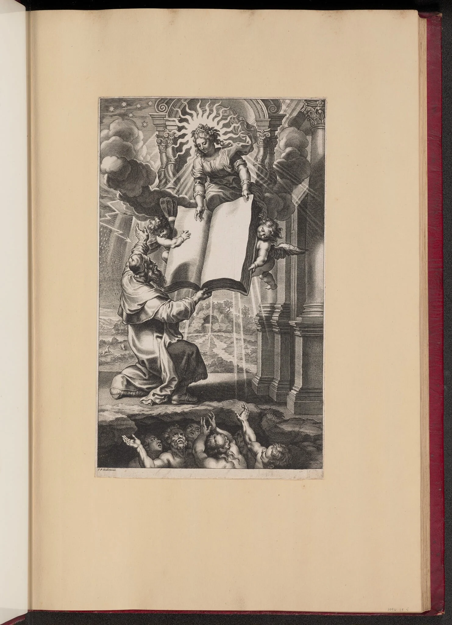 Title Page for Olivier Boonaerts' "In Ecclesiasticvm Commentarivs...", by Cornelis Galle I, ink, 1634