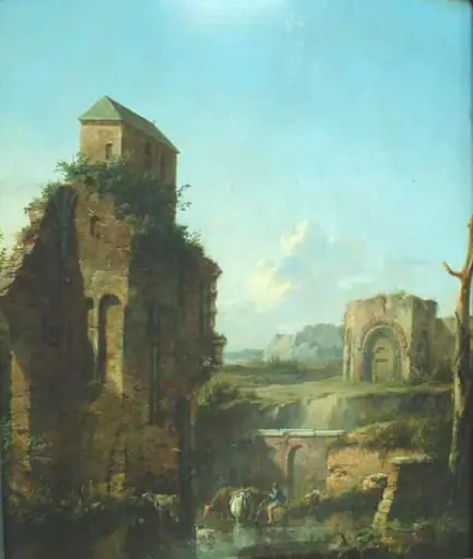 Peisaj cu ruine