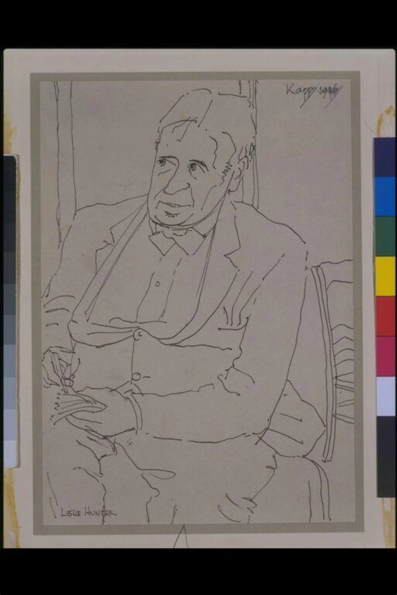 Leslie Hunter, by Edmond Xavier Kapp, 1926