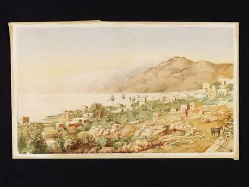 The Town and Bay of Beirut