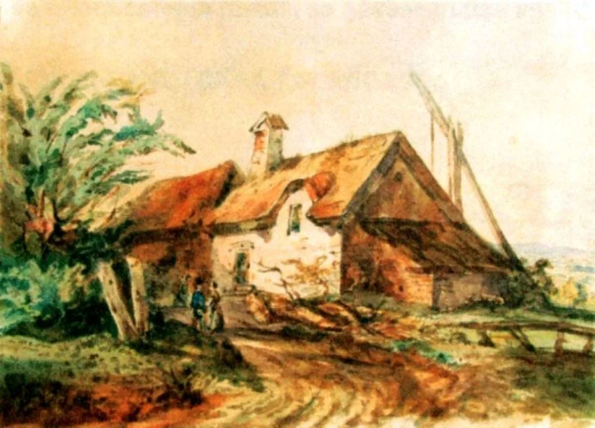 Casă țărănească, by Franz Russ, unspecified