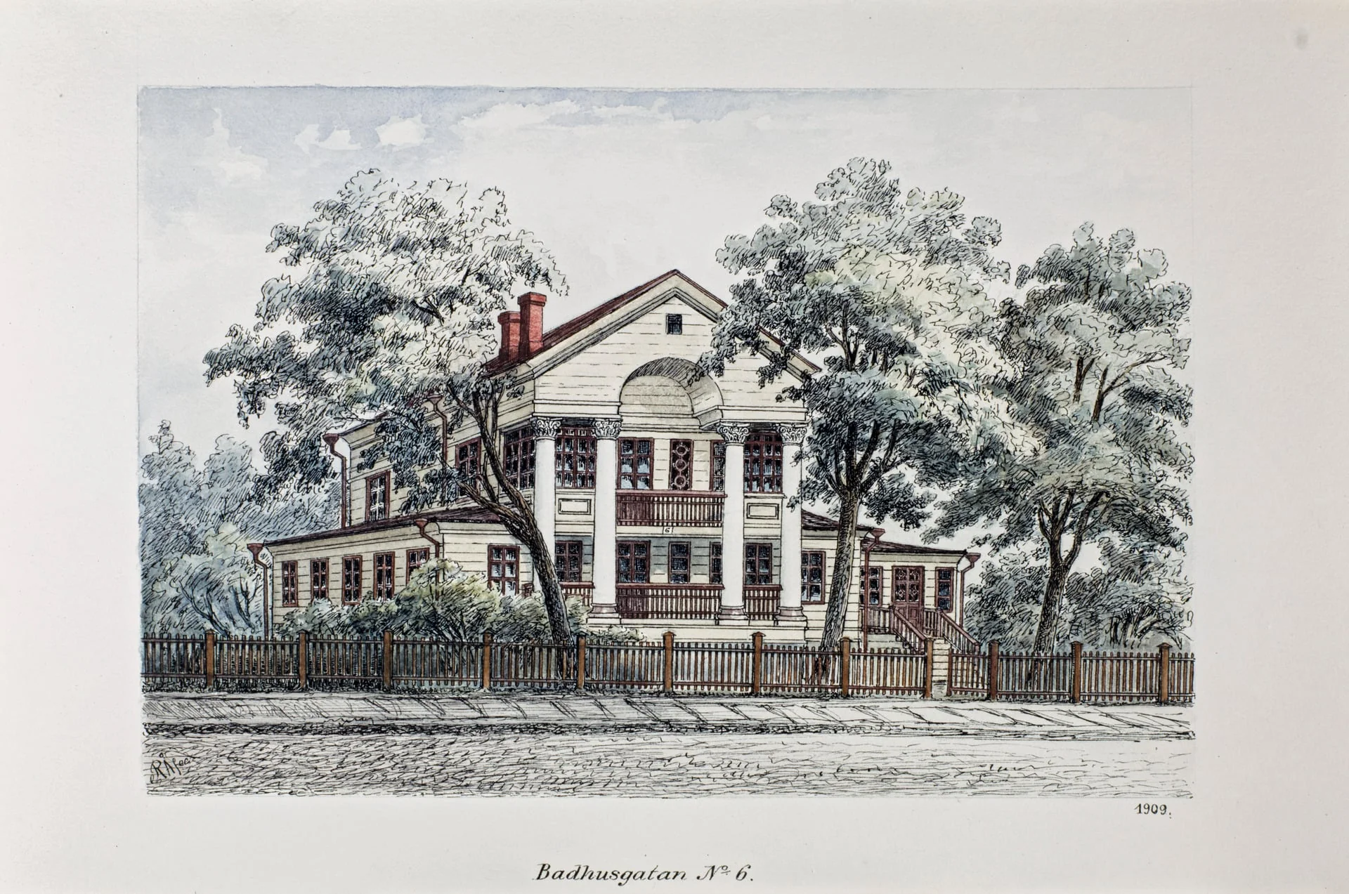 Saunakatu 6 (Etelärantatie), by Rudolf Åkerblom, 1897