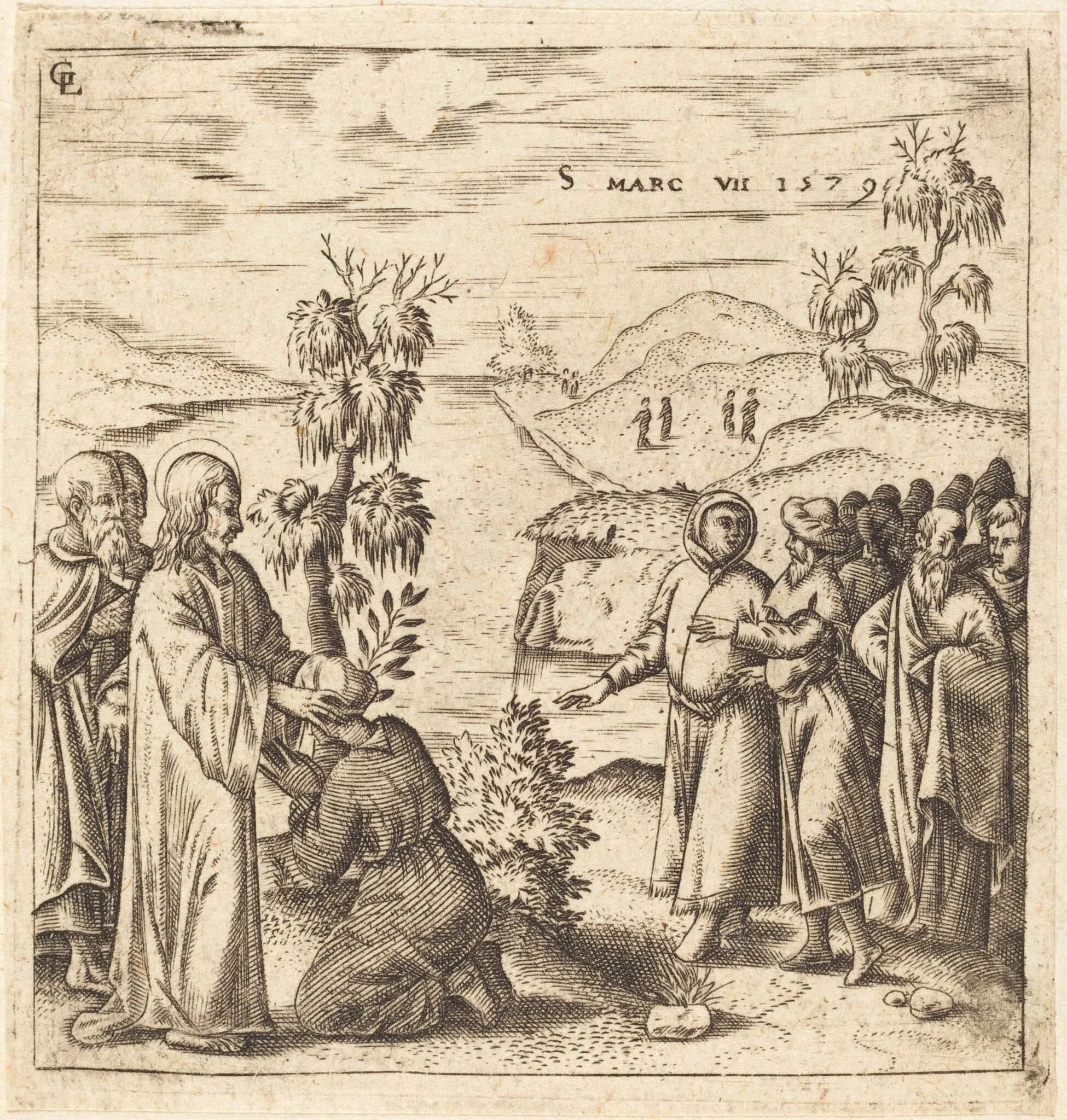 Christ Healing a Deaf Man