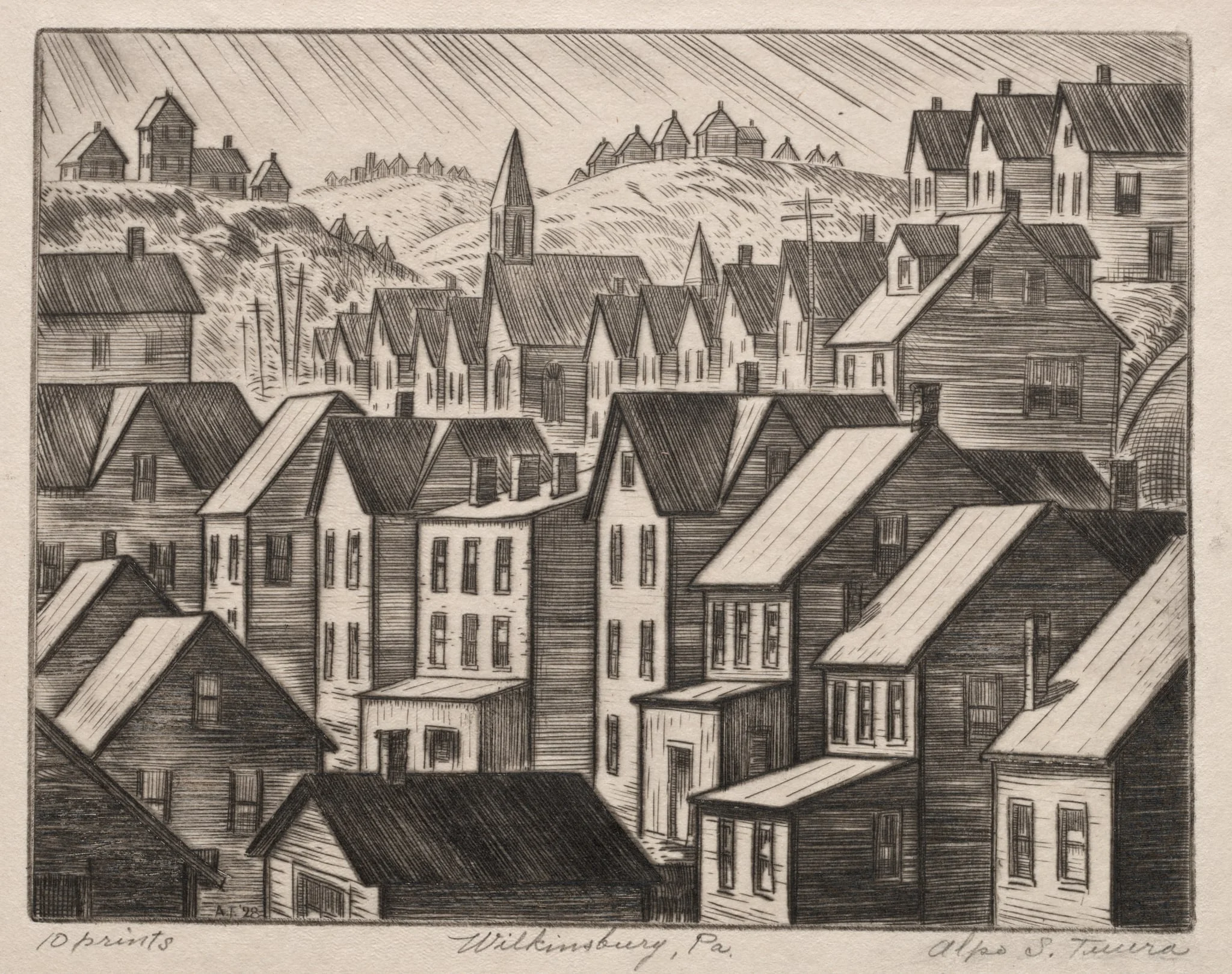 Wilkinsburg, Pennsylvania, by Alpo S. Tuura, 1928