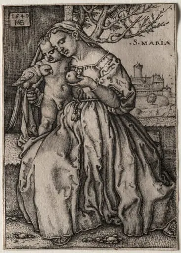 Virgin and Child with Parrot