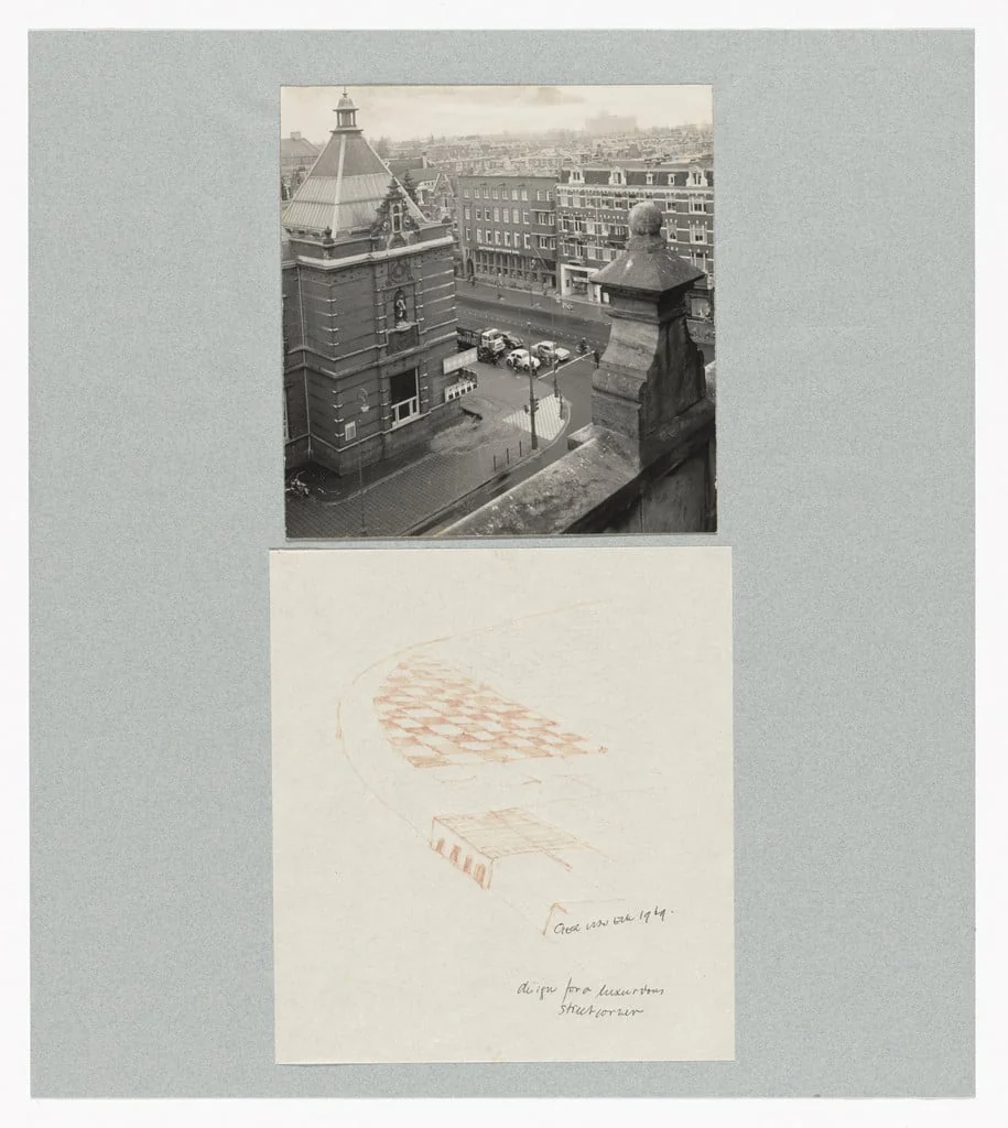Untitled, by Ger van Elk, silver, 1969