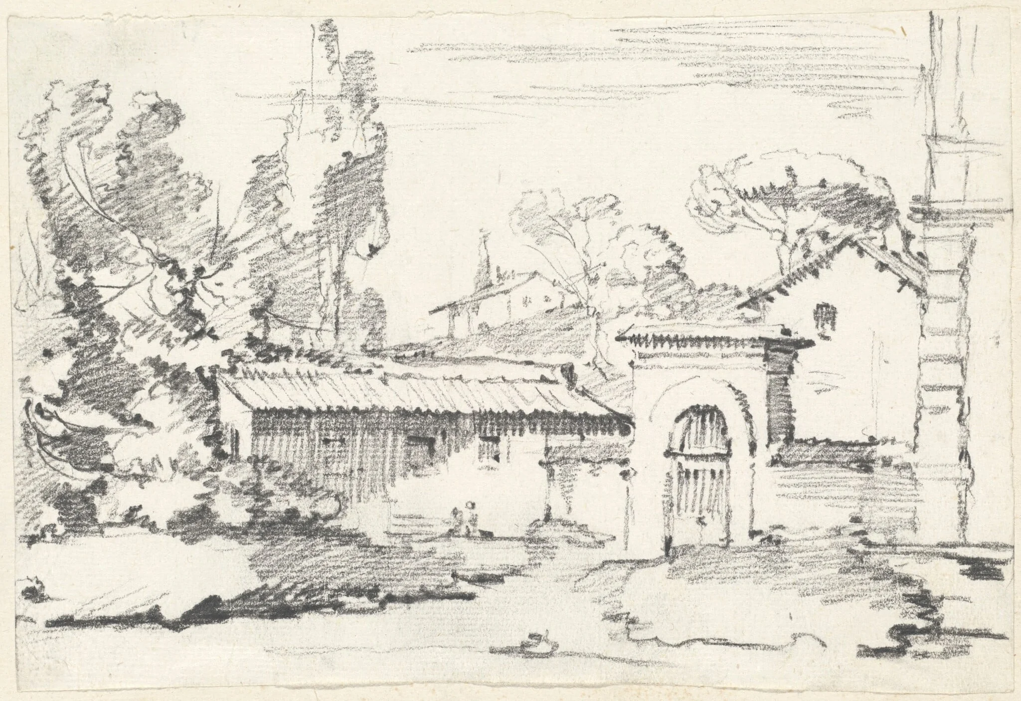 Entrance to the Gardens of the Villa Giulia