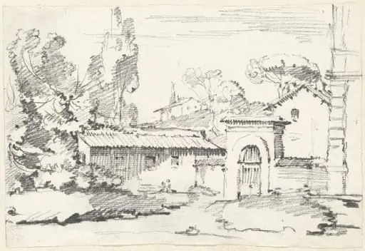 Entrance to the Gardens of the Villa Giulia