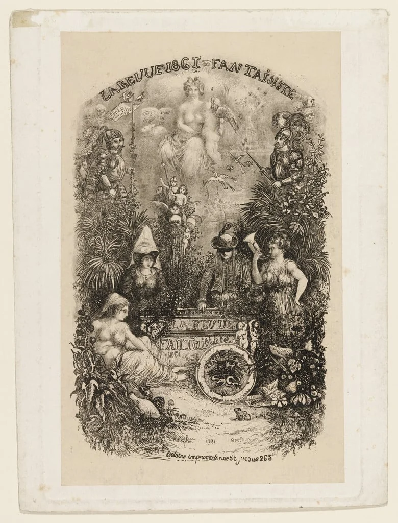 Untitled, by Rodolphe Bresdin, ink, 1861