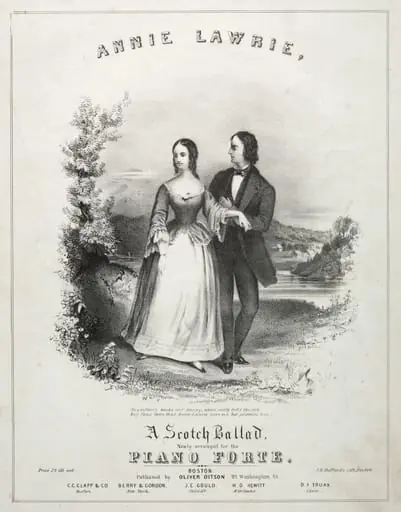 Annie Lawrie - Sheet Music Cover