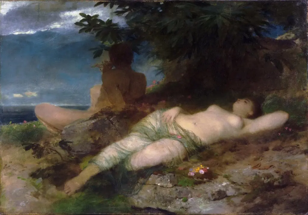 Nymph and Satyr