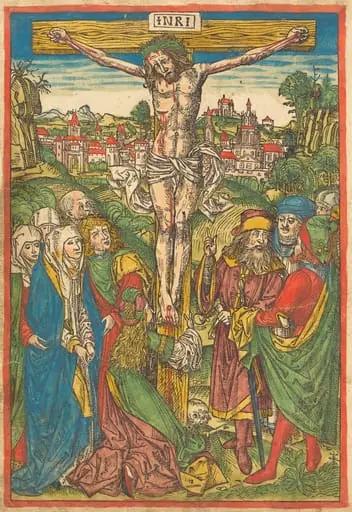 The Crucifixion with Saint Mary Magdalene