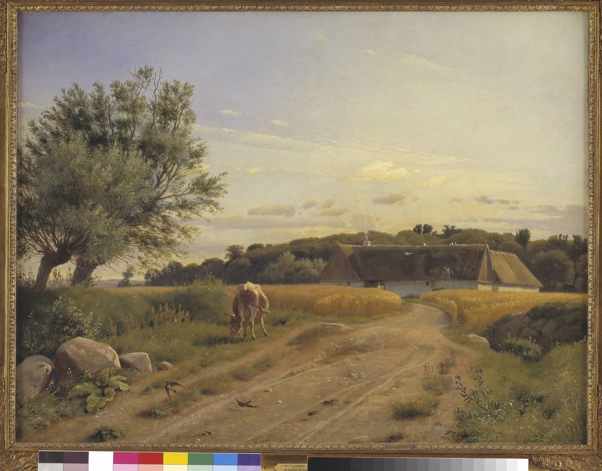 A Croft at Lodskov near Vognserup Manor, Zealand, by Unknown, 1847