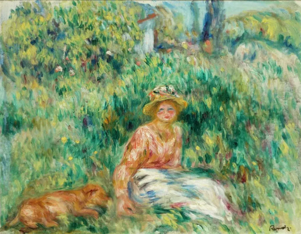 Young Woman in a Garden