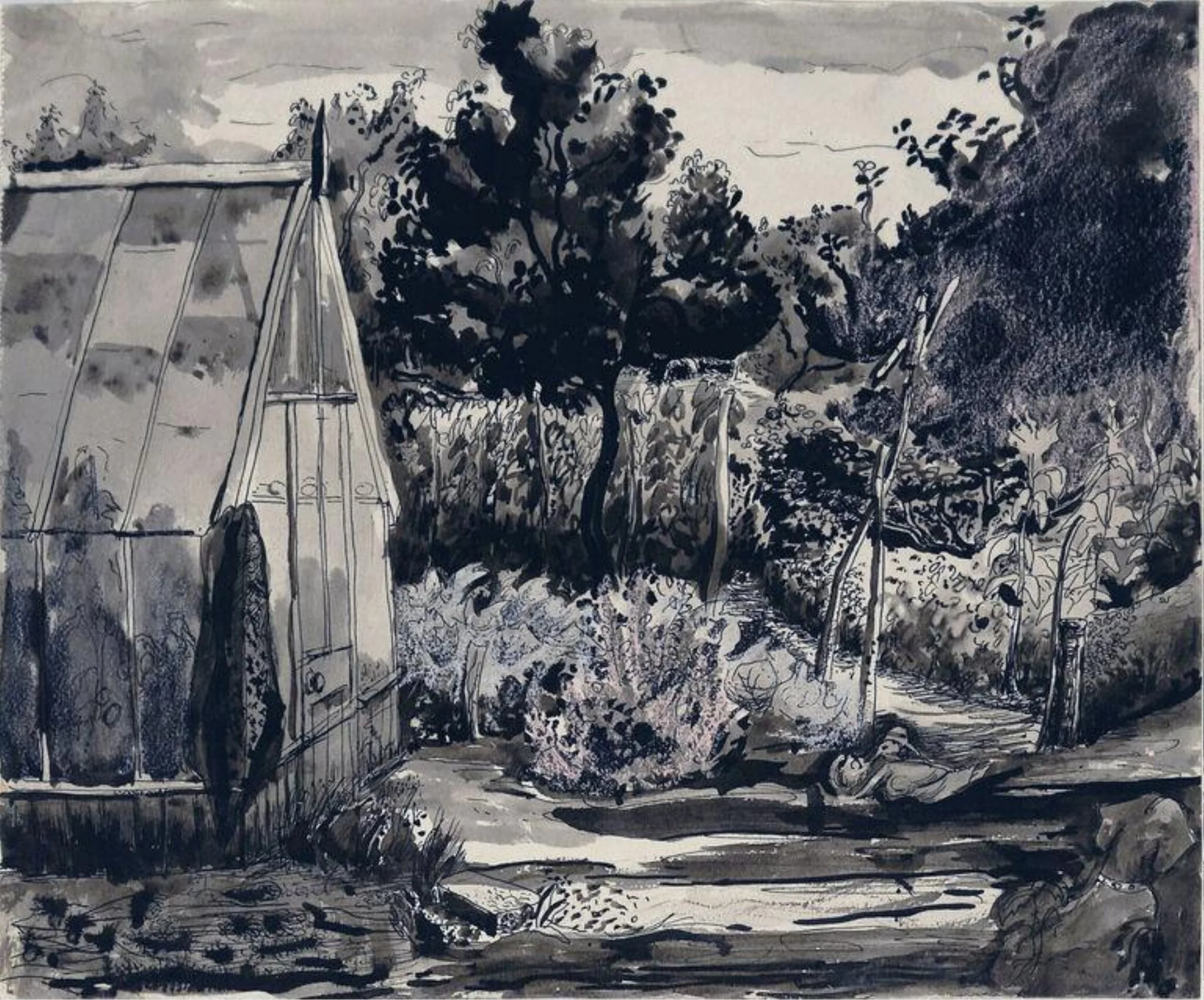 Chart Sutton, by Edie Lamont, watercolor, 1958