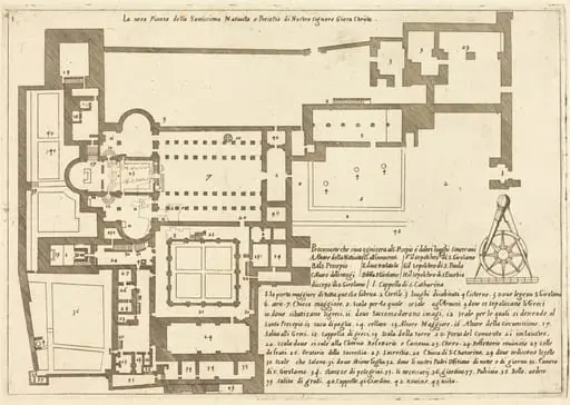 Plan of the Church of the Holy Nativity