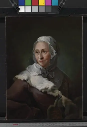 Portræt af Elisabeth Marie Fabritius, født d'Abbestée