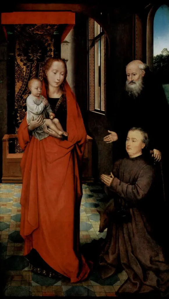 Virgin and Child with St Anthony the Abbot and a Donor