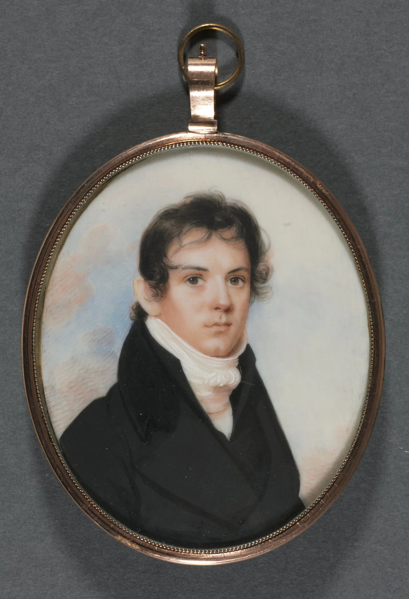 Portrait of a Man, by Anson Dickinson, unspecified, 1810