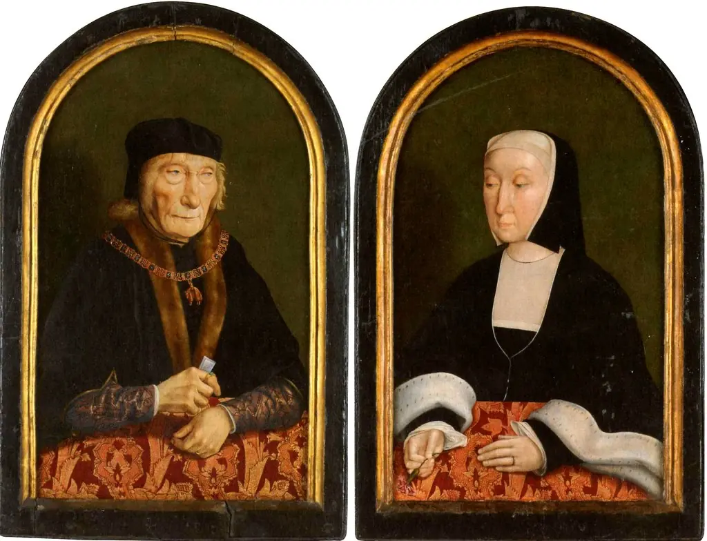 Portrait of Jan III, First Count of Egmond (1438–1516) and his wife Magdalena van Werdenburg, Countess of Egmond (1464–1538)