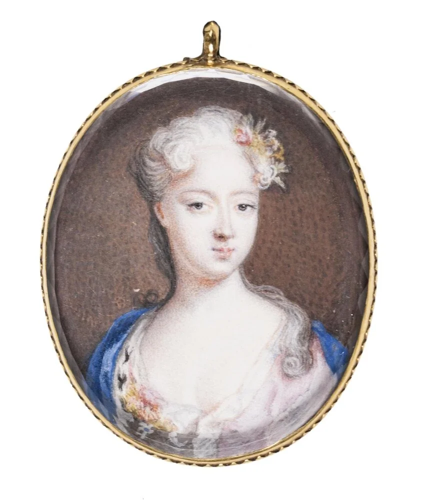 Wilhelmine Charlotte, Princess of Hessen-Cassel, by Unknown, unspecified, 1713