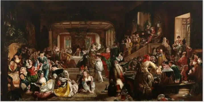 Merry Christmas in the Baron's Hall